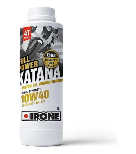 Aceite Ipone Katana 10w-40 Full Power 100% Sintético