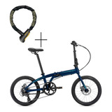 Bicicleta Tern B8 Azul Con Guardabarros Y Parilla + 8120