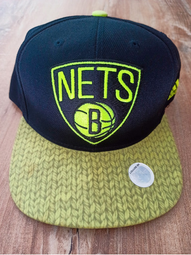 Gorra adidas Original Nets Brooklyn (nba) Usada Impecable