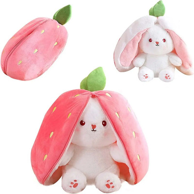 Conejo De Peluche De Fresa De Reversible 7 Pulgadas | MercadoLibre