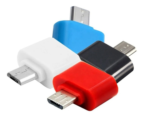 Adaptador Otg Usb Hembra A V8 Memorias Mouse Teclado Cable 