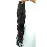 Cabelo Natural  Tecido Liso Ondulado Virgem 60cm 50 Gramas.