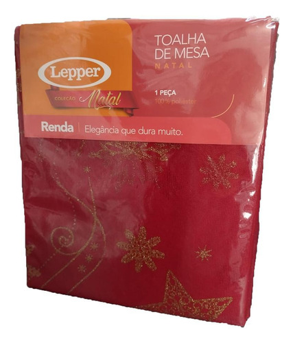 Toalha De Renda Estampada Natal