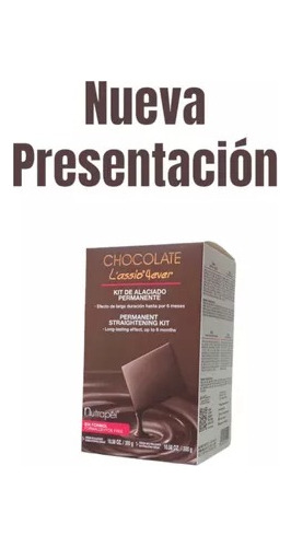 Kit Alaciado Permante Chocolate Lassio 4ever Nutrapel 360g