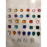 1000 Piedras Chicas Para Coser 1cm Gotas Redondas Cuadradas