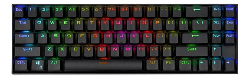 Teclado Gamer Inalámbrico Redragon Deimos K599-krs Qwerty Inglés Uk Color Negro Con Luz Rgb