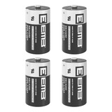 Eemb Paquete De 4 Baterias De Litio Er14250 1/2aa 3.6v Li-so