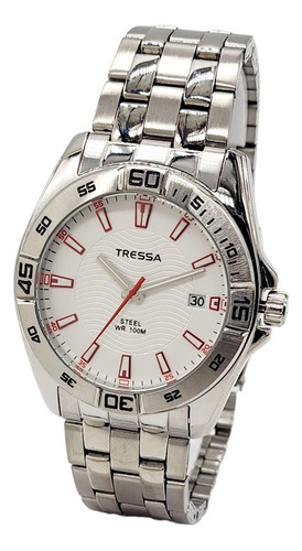 Reloj Tressa Hombre Sumergible 100m Acero Garantia Oficial !