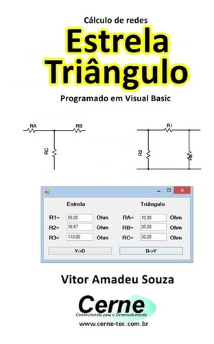 Livro Cálculo De Redes Estrela Triângulo Programado Em Vi...