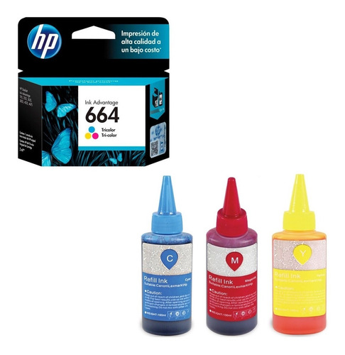 Cartucho 664 Original  Para Deskjet 3775 4675 3785 + Tinta