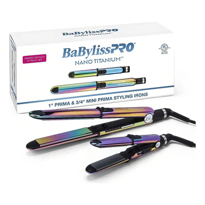 Babyliss Pro Set Edición Limitada 2 Planchas Bnt3100 Bnt2000 Color Tornasol | Meses sin interés