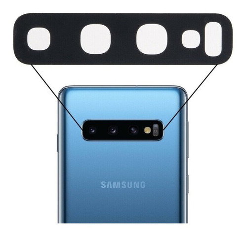 Lente Camara Trasera Compatible Galaxy S10 / S10 Plus + Kit