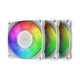 Ventilador Pwm Geometric Future Squama 2505 Rgb, Blanco, 120