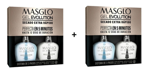 Duo Kit Masglo Gel Evolution - mL a $2070