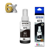 6x Tinta Epson T673 L1800 L805 L810 L1300 L850 L1300 Orig.