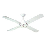 Ventilador Techo  4 Palas Metal Blanco Garantía Oferta!