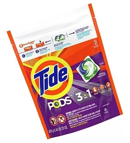 Tide Pods Detergente Para Ropa - Cápsulas X 31 Un. 