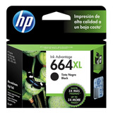 Tinta Hp 664xl Negro Original F6v31al * Envío Gratis *