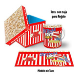 Taza, Stitch Popcorn, Con Caja Para Regalo, Con Envio