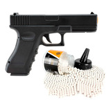 Pistola Airsoft Toda Metal Glock Vigor Spring + 1000 Bbs 