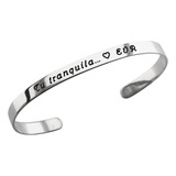 Pulsera Media Esclava  Plata 925 Grabado Sin Cargo