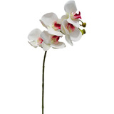 1 Flor Orquídea Artificial Silicone Para Decoraçao   
