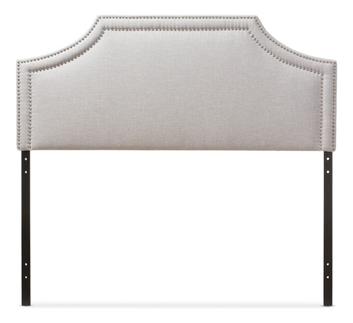 Baxton Studio Guifford - Cabecera Matrimonial, Color Beige .