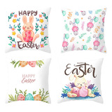 Funda De Cojín Happy Easter De 45 Cm, Decoración De Pascua P