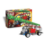 Juego Mecano Bloques De Metal 260 Piezas Grua Pala Mecanica