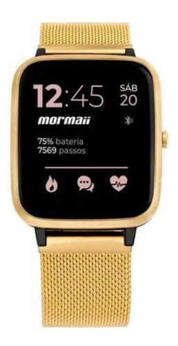 Relógio Feminino Mormaii Smartwatch Dourado Molifeam/7d