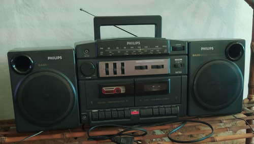 Stereo Radio Cassette Recorder Doble Cassetera Marca Philips