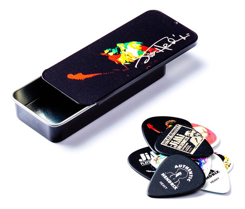 Uñetas Jim Dunlop Jh-pt04h Hendrix Hvy- Band Of Gypsysx12u Tamaño Heavy