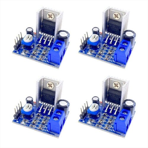 4 X Módulo Amplificador Audio Tda2030a, 6v, 9v, 12v, Mono