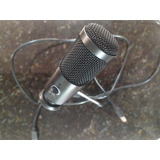 Microfone Condensador Usb Karaokê - Usado