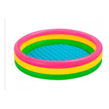 Piscina Inflable Con 3 Anillos Y Valvulas De Seguridad