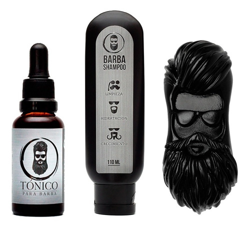 Combo #6 Tónico Para Barba + Barba Jabón + Barba Shampoo