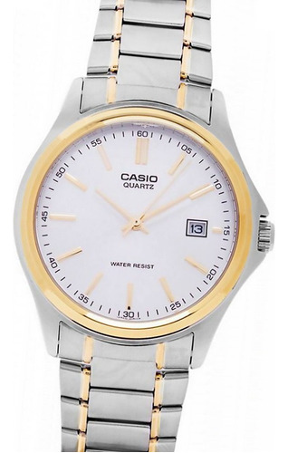 Reloj Casio Mtp-1183g Fechador Silver Gold Hombre Locales En Palermo Y Saavedra