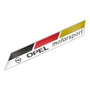 Emblema Opel Grande Cromado 10 Cm De Dimetro Autoadhesivo 