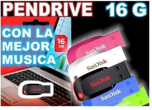 Pendrive De 32 Gb Con Musica  Todo Lo Nuevo. Mp3  