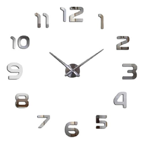 Reloj De Pared 3d  Tamaño Mini 50 X 50 Cm 
