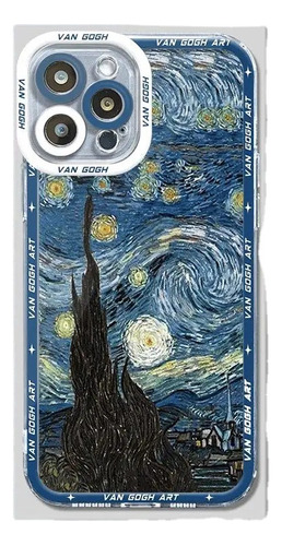 Funda De Teléfono Starry Night Van Gogh Para iPhone 15 13 14