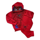 Kit Conjunto Moletom Infantil Menino  Personagem Homem Aranh