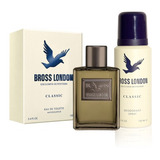 Perfume Bross London Classic Men Edt + Desodorante X 150ml