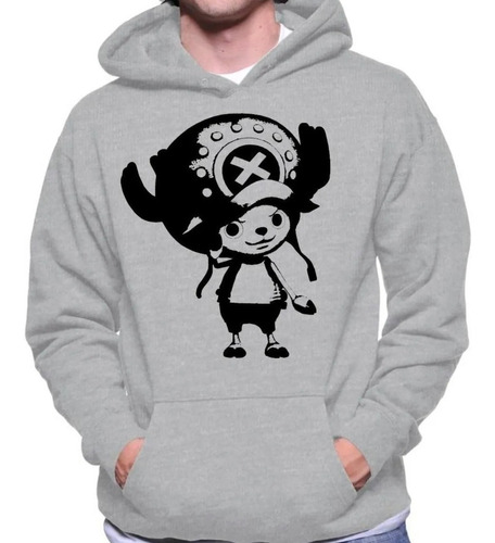 Blusa Moletom One Piece Tony Tony Chopper Anime Capuz Bolso