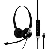 Auriculares Empresariales Usb Sennheiser Sc 660 Anc - Doble