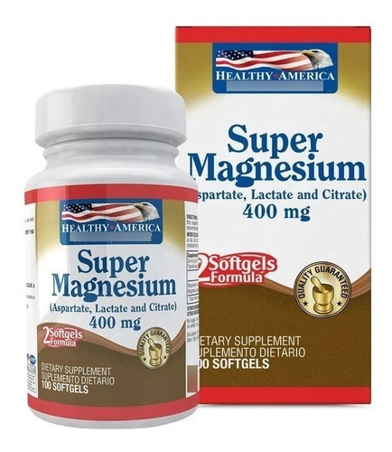 Super Magnesio 400 Mg X 100 Softgels
