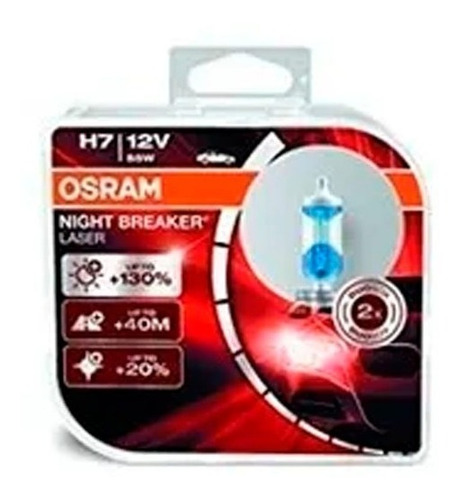 Kit 2 Lamparas H7 Osram Night Breaker Laser Megane 2