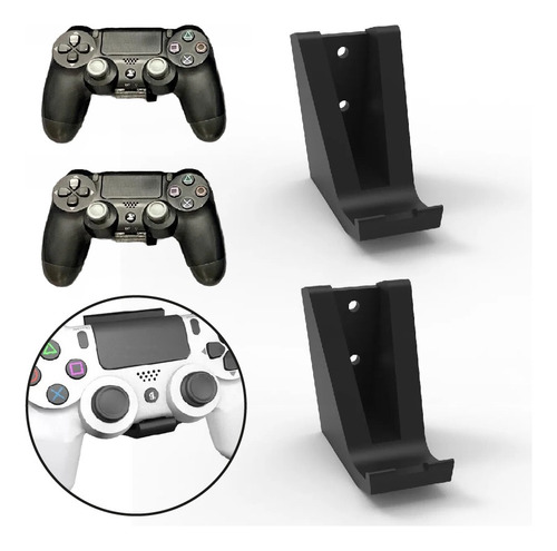 Soporte Pared Compatible Joystick Ps4 Playstation 4 Kit X 2