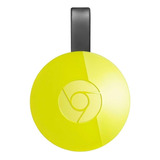 Convertidor Smart Tv Google Chromecast 2 Amarillo Sin Caja