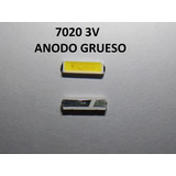 X 140 Led Backlight Modelo 7020 3v 0.5w Anodo Grueso Led32  